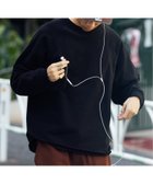 【フォーワンセブン エディフィス/417 EDIFICE】のSLAPS / SWEAT SHIRTS 人気、トレンドファッション・服の通販 founy(ファニー) ファッション Fashion レディースファッション WOMEN トップス・カットソー Tops/Tshirt シャツ/ブラウス Shirts/Blouses パーカ Sweats ロング / Tシャツ T-Shirts スウェット Sweat シンプル Simple スリーブ Sleeve メンズ Mens リラックス Relax thumbnail ブラック|ID: prp329100004186172 ipo3291000000029189977