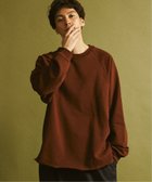 【フォーワンセブン エディフィス/417 EDIFICE】のSLAPS / SWEAT SHIRTS 人気、トレンドファッション・服の通販 founy(ファニー) ファッション Fashion レディースファッション WOMEN トップス・カットソー Tops/Tshirt シャツ/ブラウス Shirts/Blouses パーカ Sweats ロング / Tシャツ T-Shirts スウェット Sweat シンプル Simple スリーブ Sleeve メンズ Mens リラックス Relax thumbnail ブラウン|ID: prp329100004186172 ipo3291000000029189978