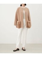 【ミラオーウェン/Mila Owen】の【WEB限定カラー】2WAYファーポケットリバーコート 人気、トレンドファッション・服の通販 founy(ファニー) ファッション Fashion レディースファッション WOMEN アウター Coat Outerwear コート Coats なめらか Smooth シンプル Simple ポケット Pocket リアル Real 秋 Autumn/Fall thumbnail CML[038]|ID: prp329100004186659 ipo3291000000029009441