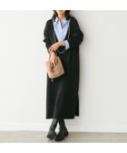 【リヴドロワ/RIVE DROITE】の【抜け感◎】ディープVニットワンピース 人気、トレンドファッション・服の通販 founy(ファニー) ファッション Fashion レディースファッション WOMEN ワンピース Dress ニットワンピース Knit Dresses おすすめ Recommend アクリル Acrylic インナー Inner ショート Short シンプル Simple スリット Slit デニム Denim マニッシュ Mannish ワイド Wide thumbnail ブラック|ID: prp329100004186679 ipo3291000000029009533