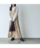 【コーエン/COEN】の【WEB限定】クラッシュベロアVネックジャンスカ BEIGE|ID:prp329100004186717