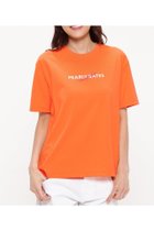 【その他のブランド/Other】のT/Cプレーティング天竺 半袖Tシャツ 人気、トレンドファッション・服の通販 founy(ファニー) ファッション Fashion レディースファッション WOMEN トップス・カットソー Tops/Tshirt シャツ/ブラウス Shirts/Blouses ロング / Tシャツ T-Shirts ショルダー Shoulder ドロップ Drop バランス Balance リラックス Relax 切替 Switching 半袖 Short Sleeve 吸水 Water Absorption thumbnail オレンジ|ID: prp329100004186845 ipo3291000000029166707