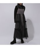 【ハレ/HARE】のチュールレイヤーキャミワンピース 人気、トレンドファッション・服の通販 founy(ファニー) ファッション Fashion レディースファッション WOMEN ワンピース Dress キャミワンピース No Sleeve Dresses おすすめ Recommend インナー Inner カットソー Cut And Sew キャミワンピース Cami Dress タートル Turtle チュール Tulle ドッキング Docking バランス Balance フェミニン Feminine フリル Frills 半袖 Short Sleeve thumbnail グレー15|ID: prp329100004186879 ipo3291000000029010230