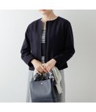 【ニューヨーカー/NEWYORKER】のNEWYORKER MELTON ノーカラージップブルゾン 人気、トレンドファッション・服の通販 founy(ファニー) ファッション Fashion レディースファッション WOMEN アウター Coat Outerwear ブルゾン Blouson/Jackets キルト Quilt コレクション Collection コンパクト Compact ショート Short バランス Balance パイピング Piping フィット Fit ブルゾン Blouson ボトム Bottom ポケット Pocket メルトン Melton リメイク Remake ロング Long 冬 Winter A/W・秋冬 Aw・Autumn/Winter・Fw・Fall-Winter thumbnail ネイビー|ID: prp329100004186905 ipo3291000000029010314