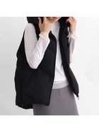 【ラシュッド/LASUD】のソフトツイルダウンベスト 人気、トレンドファッション・服の通販 founy(ファニー) ファッション Fashion レディースファッション WOMEN アウター Coat Outerwear トップス・カットソー Tops/Tshirt ベスト/ジレ Gilets/Vests おすすめ Recommend スタイリッシュ Stylish スポーツ Sports ダウン Down ベスト Vest ラウンド Round thumbnail ブラック|ID: prp329100004186933 ipo3291000000029010404