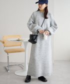 【ディスコート/Discoat】の【WEB限定】ラグランハイネックニットワンピース 人気、トレンドファッション・服の通販 founy(ファニー) ファッション Fashion レディースファッション WOMEN ワンピース Dress ニットワンピース Knit Dresses thumbnail グレー|ID: prp329100004186948 ipo3291000000029421943