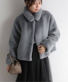 【ラ トータリテ/La TOTALITE】のフェイクファーショートコート 人気、トレンドファッション・服の通販 founy(ファニー) ファッション Fashion レディースファッション WOMEN アウター Coat Outerwear コート Coats 2024年 2024 2024-2025秋冬・A/W Aw/Autumn/Winter/Fw/Fall/2024-2025 おすすめ Recommend バランス Balance パイピング Piping フェイクファー Faux Fur ボトム Bottom リラックス Relax ワイド Wide thumbnail グレーA|ID: prp329100004186966 ipo3291000000029010514