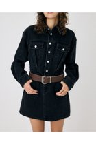 【マウジー/moussy】のWAIST TUCK REMAKE ミニドレス 人気、トレンドファッション・服の通販 founy(ファニー) ファッション Fashion レディースファッション WOMEN ワンピース Dress ドレス Party Dresses おすすめ Recommend デニム Denim ドレス Dress 人気 Popularity 再入荷 Restock/Back In Stock/Re Arrival thumbnail BLK|ID: prp329100004187028 ipo3291000000029010729