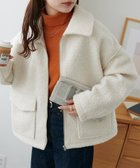 【ディスコート/Discoat】の【WEB限定】Wポケットジップブルゾン 人気、トレンドファッション・服の通販 founy(ファニー) ファッション Fashion レディースファッション WOMEN アウター Coat Outerwear ブルゾン Blouson/Jackets ショルダー Shoulder スウェット Sweat タートル Turtle ドロップ Drop バランス Balance フロント Front ブルゾン Blouson ポケット Pocket マフラー Scarf 冬 Winter 羽織 Haori thumbnail アイボリー|ID: prp329100004187077 ipo3291000000029493182