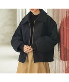 【ドロワット ロートレアモン/Droite Lautreamont】の【WEB限定】フライス編みZIPブルゾン 人気、トレンドファッション・服の通販 founy(ファニー) ファッション Fashion レディースファッション WOMEN アウター Coat Outerwear ブルゾン Blouson/Jackets フォルム Form ブルゾン Blouson 秋 Autumn/Fall thumbnail ネイビー|ID: prp329100004187082 ipo3291000000029010925