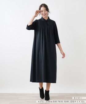 【レリアンプラスハウス/Leilian PLUS HOUSE】のワンピース【THE NEW】【Leilian WHITE LABEL】 人気、トレンドファッション・服の通販 founy(ファニー) ファッション Fashion レディースファッション WOMEN ワンピース Dress A/W・秋冬 Aw・Autumn/Winter・Fw・Fall-Winter デコルテ Decolletage ロング Long エレガント 上品 Elegant 冬 Winter |ID:prp329100004187083