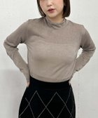 【アルシーヴ/archives】のハイネックラメシアーTOPS 人気、トレンドファッション・服の通販 founy(ファニー) ファッション Fashion レディースファッション WOMEN トップス・カットソー Tops/Tshirt インナー Inner キャミワンピース Cami Dress シアー Sheer スウェット Sweat ワンポイント One Point thumbnail GREIGE|ID: prp329100004187118 ipo3291000000029167508