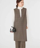 【イエナ/IENA】のウール混ギャバ スキッパーワンピース 人気、トレンドファッション・服の通販 founy(ファニー) ファッション Fashion レディースファッション WOMEN ワンピース Dress 2024年 2024 2024-2025秋冬・A/W Aw/Autumn/Winter/Fw/Fall/2024-2025 おすすめ Recommend インナー Inner スキッパー Skipper タートルネック Turtleneck チェック Check チュニック Tunic エレガント 上品 Elegant thumbnail ブラウン|ID: prp329100004187131 ipo3291000000029011103