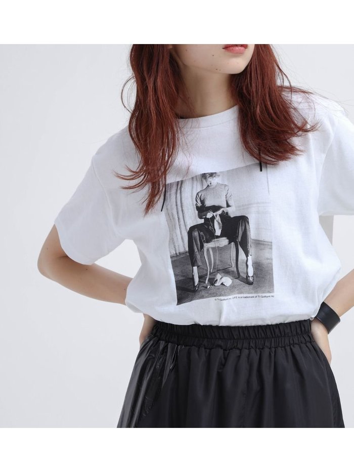 【ラシュッド/LASUD】のグラフィックプリントTシャツ(woman) インテリア・キッズ・メンズ・レディースファッション・服の通販 founy(ファニー) https://founy.com/ ファッション Fashion レディースファッション WOMEN トップス・カットソー Tops/Tshirt シャツ/ブラウス Shirts/Blouses ロング / Tシャツ T-Shirts グラフィック Graphic プリント Print |ID: prp329100004187142 ipo3291000000029166588