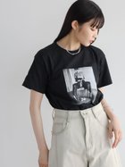 【ラシュッド/LASUD】のグラフィックプリントTシャツ(woman) ブラック|ID: prp329100004187142 ipo3291000000029166592