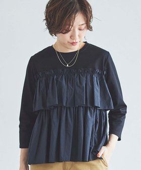 【ルクールブラン/le.coeur blanc】のビスチェライクドッキングプルオーバー 人気、トレンドファッション・服の通販 founy(ファニー) ファッション Fashion レディースファッション WOMEN トップス・カットソー Tops/Tshirt プルオーバー Pullover ビスチェ Bustier おすすめ Recommend ウェーブ Wave カットソー Cut And Sew コンパクト Compact シンプル Simple ストレート Straight ドッキング Docking ビスチェ Bustier フリル Frills ベーシック Basic ワイド Wide |ID:prp329100004187145