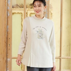 【ミゼール/MISSEL】のあったか素材 香水瓶 刺繍カットソー 人気、トレンドファッション・服の通販 founy(ファニー) ファッション Fashion レディースファッション WOMEN トップス・カットソー Tops/Tshirt カットソー Cut and Sewn A/W・秋冬 Aw・Autumn/Winter・Fw・Fall-Winter アクリル Acrylic カットソー Cut And Sew カラフル Colorful ミックス Mix 人気 Popularity 日本製 Made In Japan 洗える Washable |ID:prp329100004187162