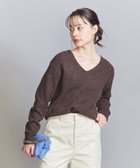 【その他のブランド/Other】のウールコットンブレンド ブークレー Vネック ニットプルオーバー DK.BROWN|ID: prp329100004187248 ipo3291000000029473306