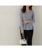 【プロポーション ボディドレッシング/PROPORTION BODY DRESSING】のフェザーペプラムニット 24AW 人気、トレンドファッション・服の通販 founy(ファニー) ファッション Fashion レディースファッション WOMEN トップス・カットソー Tops/Tshirt ニット Knit Tops 2024年 2024 2024-2025秋冬・A/W Aw/Autumn/Winter/Fw/Fall/2024-2025 おすすめ Recommend デコルテ Decolletage トレンド Trend フェザー Feather ペプラム Peplum 秋 Autumn/Fall thumbnail ブルー|ID: prp329100004187281 ipo3291000000029249082