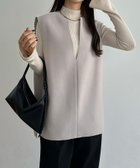 【ジュノア/JUNOAH】の深Vネックベスト 人気、トレンドファッション・服の通販 founy(ファニー) ファッション Fashion レディースファッション WOMEN アウター Coat Outerwear トップス・カットソー Tops/Tshirt ベスト/ジレ Gilets/Vests Vネック V-Neck ベスト Vest thumbnail ライトグレー|ID: prp329100004187333 ipo3291000000029434095