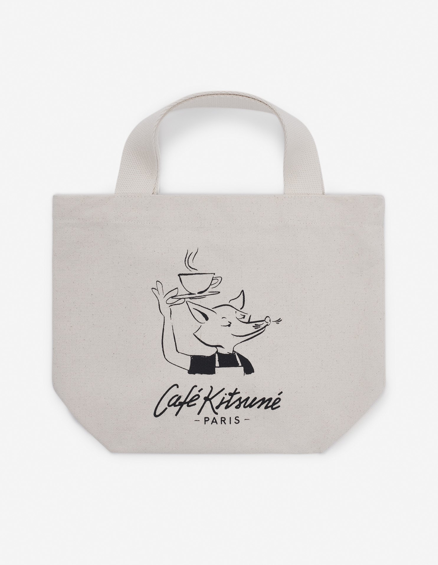 【メゾン キツネ/MAISON KITSUNE】のMaison Kitsune/CAFE KITSUNE FOX MINI TOTE BAG 人気、トレンドファッション・服の通販 founy(ファニー) 　ファッション　Fashion　レディースファッション　WOMEN　バッグ　Bag　キャンバス　Canvas　ショルダー　Shoulder　ハンド　Hand　フロント　Front　プリント　Print　ポケット　Pocket　 other-1|ID: prp329100004187411 ipo3291000000029012370