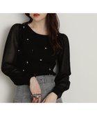 【プロポーション ボディドレッシング/PROPORTION BODY DRESSING】のシアースリーブパールリブニット24AW 人気、トレンドファッション・服の通販 founy(ファニー) ファッション Fashion レディースファッション WOMEN トップス・カットソー Tops/Tshirt ニット Knit Tops 2024年 2024 2024-2025秋冬・A/W Aw/Autumn/Winter/Fw/Fall/2024-2025 シアー Sheer パール Pearl フィット Fit ランダム Random リブニット Rib Knit thumbnail ブラック|ID: prp329100004187523 ipo3291000000029147687