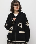 【ニコアンド/niko and】のアートモチーフZIPカーディガン 人気、トレンドファッション・服の通販 founy(ファニー) ファッション Fashion レディースファッション WOMEN トップス・カットソー Tops/Tshirt カーディガン Cardigans おすすめ Recommend カーディガン Cardigan シンプル Simple デニム Denim ベロア Velor モチーフ Motif 秋 Autumn/Fall thumbnail ネイビー88|ID: prp329100004187530 ipo3291000000029012883