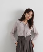 【ナチュラル ビューティー ベーシック/NATURAL BEAUTY BASIC】のハトメボウタイプリーツニット 24AW 人気、トレンドファッション・服の通販 founy(ファニー) ファッション Fashion レディースファッション WOMEN トップス・カットソー Tops/Tshirt ニット Knit Tops 2024年 2024 2024-2025秋冬・A/W Aw/Autumn/Winter/Fw/Fall/2024-2025 おすすめ Recommend コンパクト Compact スタイリッシュ Stylish ストレッチ Stretch フロント Front プリーツ Pleats ビジネス 仕事 通勤 Business thumbnail グレージュ3|ID: prp329100004187572 ipo3291000000029013093