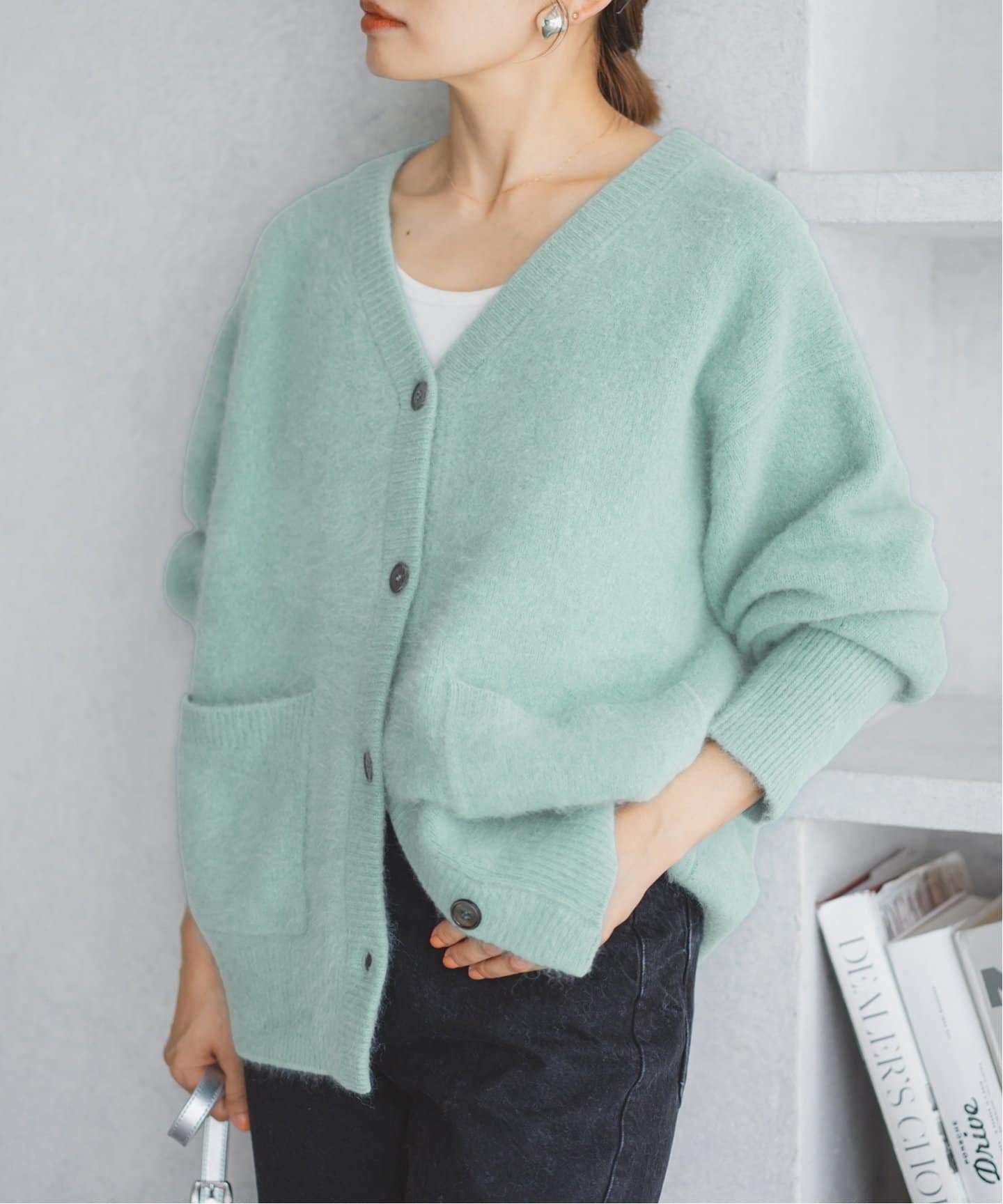 【イエナ/IENA】のfluffy ファーカーディガン インテリア・キッズ・メンズ・レディースファッション・服の通販 founy(ファニー) 　ファッション　Fashion　レディースファッション　WOMEN　トップス・カットソー　Tops/Tshirt　カーディガン　Cardigans　2024年　2024　2024-2025秋冬・A/W　Aw/Autumn/Winter/Fw/Fall/2024-2025　カーディガン　Cardigan　グリーン B|ID: prp329100004187606 ipo3291000000029013238