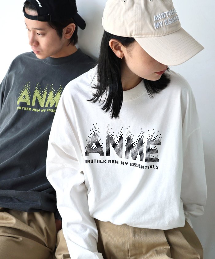 【その他のブランド/Other】のANME ピクセル ロゴ プリント 長袖 Tシャツ ANME アンメ インテリア・キッズ・メンズ・レディースファッション・服の通販 founy(ファニー) https://founy.com/ ファッション Fashion レディースファッション WOMEN トップス・カットソー Tops/Tshirt シャツ/ブラウス Shirts/Blouses ロング / Tシャツ T-Shirts プリント Print ヴィンテージ Vintage 長袖 Long Sleeve |ID: prp329100004187766 ipo3291000000029232630