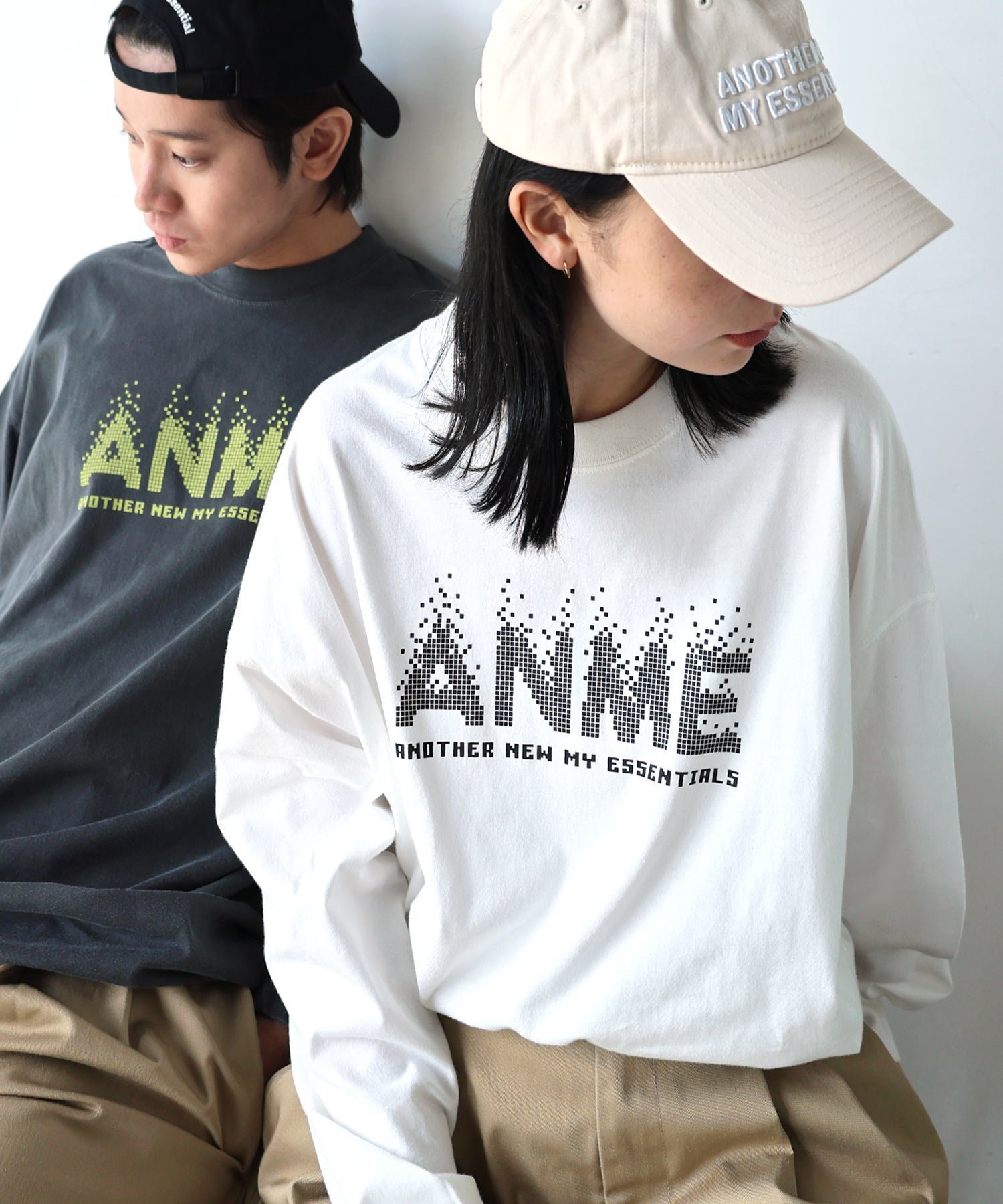 【その他のブランド/Other】のANME ピクセル ロゴ プリント 長袖 Tシャツ ANME アンメ 人気、トレンドファッション・服の通販 founy(ファニー) 　ファッション　Fashion　レディースファッション　WOMEN　トップス・カットソー　Tops/Tshirt　シャツ/ブラウス　Shirts/Blouses　ロング / Tシャツ　T-Shirts　プリント　Print　ヴィンテージ　Vintage　長袖　Long Sleeve　 other-1|ID: prp329100004187766 ipo3291000000029232630