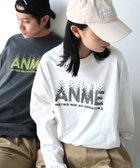 【その他のブランド/Other】のANME ピクセル ロゴ プリント 長袖 Tシャツ ANME アンメ 人気、トレンドファッション・服の通販 founy(ファニー) ファッション Fashion レディースファッション WOMEN トップス・カットソー Tops/Tshirt シャツ/ブラウス Shirts/Blouses ロング / Tシャツ T-Shirts プリント Print ヴィンテージ Vintage 長袖 Long Sleeve thumbnail オフホワイト|ID: prp329100004187766 ipo3291000000029232631