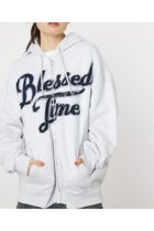 【ロデオクラウンズワイドボウル/RODEO CROWNS WIDE BOWL】のblessed time ジップパーカー 人気、トレンドファッション・服の通販 founy(ファニー) ファッション Fashion レディースファッション WOMEN トップス・カットソー Tops/Tshirt パーカ Sweats フロント Front ポケット Pocket thumbnail L/T.GRY1|ID: prp329100004187795 ipo3291000000029013916