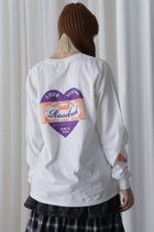 【ローズバッド/ROSE BUD】のRB heart ロングTシャツ パープル|ID: prp329100004187799 ipo3291000000029166547