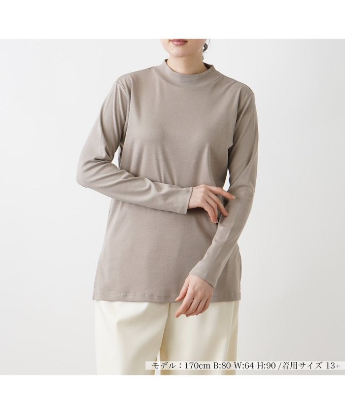 【レリアンプラスハウス/Leilian PLUS HOUSE】のカットソー インテリア・キッズ・メンズ・レディースファッション・服の通販 founy(ファニー) https://founy.com/ ファッション Fashion レディースファッション WOMEN トップス・カットソー Tops/Tshirt カットソー Cut and Sewn インナー Inner ウォッシャブル Washable カットソー Cut And Sew カーディガン Cardigan ジャケット Jacket スマート Smart スリット Slit デコルテ Decolletage フィット Fit ベーシック Basic 無地 Plain Color 秋 Autumn/Fall |ID: prp329100004187800 ipo3291000000029013930