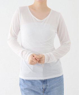 【ラ トータリテ/La TOTALITE】のシアーロンTシャツ 人気、トレンドファッション・服の通販 founy(ファニー) ファッション Fashion レディースファッション WOMEN トップス・カットソー Tops/Tshirt シャツ/ブラウス Shirts/Blouses ロング / Tシャツ T-Shirts 2024年 2024 2024-2025秋冬・A/W Aw/Autumn/Winter/Fw/Fall/2024-2025 A/W・秋冬 Aw・Autumn/Winter・Fw・Fall-Winter インナー Inner シアー Sheer フィット Fit |ID:prp329100004187832