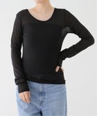 【ラ トータリテ/La TOTALITE】のシアーロンTシャツ 人気、トレンドファッション・服の通販 founy(ファニー) ファッション Fashion レディースファッション WOMEN トップス・カットソー Tops/Tshirt シャツ/ブラウス Shirts/Blouses ロング / Tシャツ T-Shirts 2024年 2024 2024-2025秋冬・A/W Aw/Autumn/Winter/Fw/Fall/2024-2025 A/W・秋冬 Aw・Autumn/Winter・Fw・Fall-Winter インナー Inner シアー Sheer フィット Fit thumbnail ブラック|ID: prp329100004187832 ipo3291000000029014033