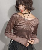 【ページボーイ/PAGEBOY】のベロアチュールロングスリーブ 人気、トレンドファッション・服の通販 founy(ファニー) ファッション Fashion レディースファッション WOMEN トップス・カットソー Tops/Tshirt ベロア Velour インナー Inner キャミ Cami タンク Tank チュール Tulle ベロア Velor ロング Long 長袖 Long Sleeve thumbnail ブラウン58|ID: prp329100004187851 ipo3291000000029014118