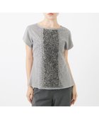 【その他のブランド/Other】のスパンコール刺繍フレンチスリーブカットソー 人気、トレンドファッション・服の通販 founy(ファニー) ファッション Fashion レディースファッション WOMEN トップス・カットソー Tops/Tshirt カットソー Cut and Sewn おすすめ Recommend インナー Inner カットソー Cut And Sew カーディガン Cardigan グラデーション Gradation ジャケット Jacket ジャージー Jersey スパンコール Sequins スリーブ Sleeve チュール Tulle フレンチ French ロング Long 羽織 Haori thumbnail グレー|ID: prp329100004187875 ipo3291000000029014249