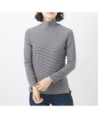 【その他のブランド/Other】のミップ ベア天ボーダーハイネックカットソー 人気、トレンドファッション・服の通販 founy(ファニー) ファッション Fashion レディースファッション WOMEN トップス・カットソー Tops/Tshirt カットソー Cut and Sewn アクリル Acrylic インナー Inner カーディガン Cardigan ジャケット Jacket 定番 Standard なめらか Smooth ベスト Vest ボーダー Border 羽織 Haori A/W・秋冬 Aw・Autumn/Winter・Fw・Fall-Winter おすすめ Recommend thumbnail ブラック系|ID: prp329100004187880 ipo3291000000029014276