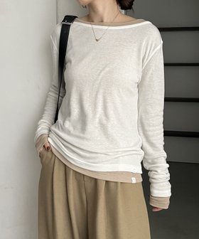 【カプリシューレマージュ/CAPRICIEUX LEMAGE】の【セット購入割引あり】テンセルウールロンT 人気、トレンドファッション・服の通販 founy(ファニー) ファッション Fashion レディースファッション WOMEN トップス・カットソー Tops/Tshirt ロング / Tシャツ T-Shirts おすすめ Recommend インナー Inner カーディガン Cardigan シンプル Simple ジャケット Jacket デニム Denim 冬 Winter |ID:prp329100004187909