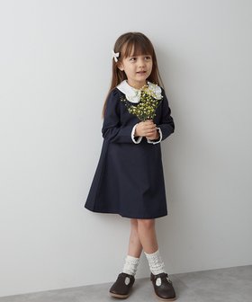 【リジェール/riziere / KIDS】のダブルカラーセレモニーワンピース 人気、トレンドファッション・服の通販 founy(ファニー) ファッション Fashion キッズファッション KIDS ワンピース Dress/Kids フリル Frills エレガント 上品 Elegant 入学式 Entrance Ceremony 卒業式 Graduation Ceremony |ID:prp329100004187913