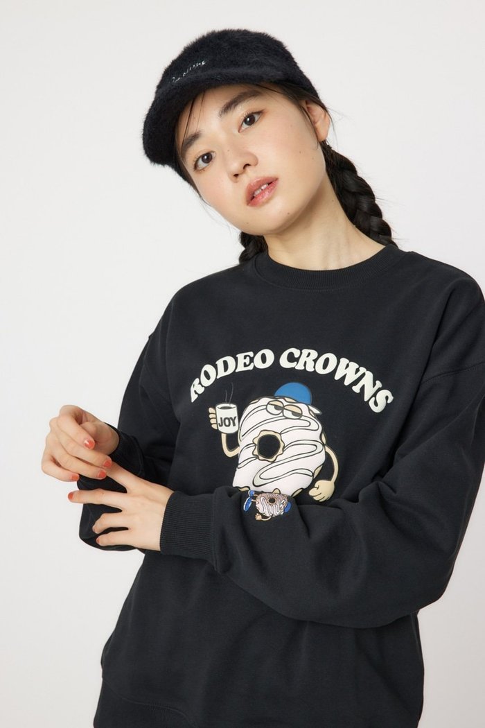 【ロデオクラウンズワイドボウル/RODEO CROWNS WIDE BOWL】の【UNISEX】JOY DONUTS スウェット インテリア・キッズ・メンズ・レディースファッション・服の通販 founy(ファニー) https://founy.com/ ファッション Fashion レディースファッション WOMEN トップス・カットソー Tops/Tshirt パーカ Sweats スウェット Sweat ユニセックス Unisex キャラクター Character スウェット Sweat プリント Print ポケット Pocket |ID: prp329100004187920 ipo3291000000029014438