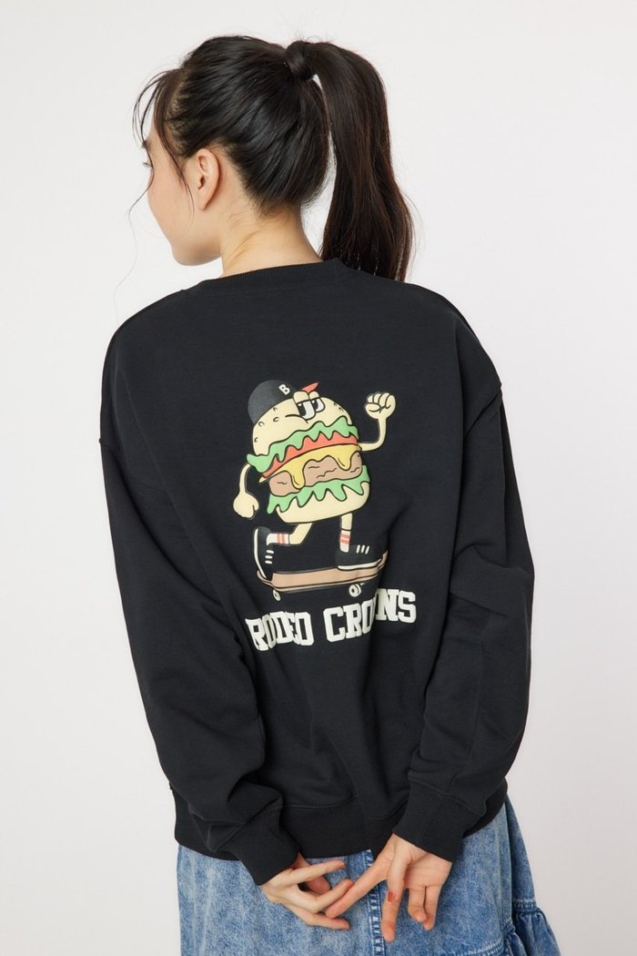 【ロデオクラウンズワイドボウル/RODEO CROWNS WIDE BOWL】の【UNISEX】BURGER スウェット インテリア・キッズ・メンズ・レディースファッション・服の通販 founy(ファニー) https://founy.com/ ファッション Fashion レディースファッション WOMEN トップス・カットソー Tops/Tshirt パーカ Sweats スウェット Sweat ユニセックス Unisex キャラクター Character スウェット Sweat フロント Front プリント Print ポケット Pocket ワンポイント One Point |ID: prp329100004187921 ipo3291000000029014444