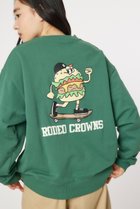 【ロデオクラウンズワイドボウル/RODEO CROWNS WIDE BOWL】の【UNISEX】BURGER スウェット GRN|ID: prp329100004187921 ipo3291000000029014447