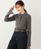 【シップス フォー ウィメン/SHIPS】のSHIPS Colors 手洗い可能 リブ ポロ ニット 人気、トレンドファッション・服の通販 founy(ファニー) ファッション Fashion レディースファッション WOMEN トップス・カットソー Tops/Tshirt ニット Knit Tops カーディガン Cardigan スリーブ Sleeve トレンド Trend ベーシック Basic エレガント 上品 Elegant thumbnail グレー|ID: prp329100004187950 ipo3291000000029228273