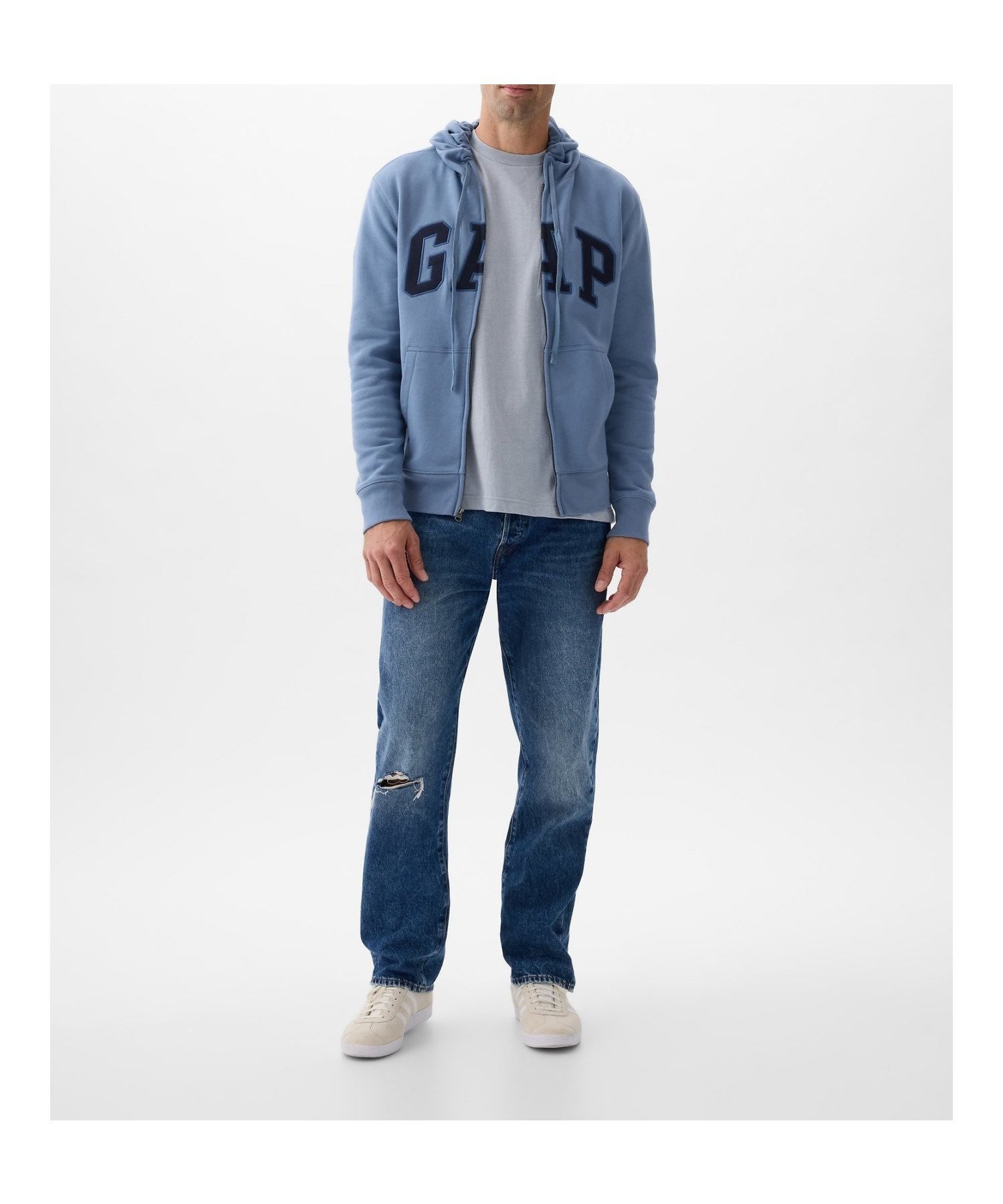 【ギャップ/GAP】のGapロゴ ジップパーカー(ユニセックス) インテリア・キッズ・メンズ・レディースファッション・服の通販 founy(ファニー) 　ファッション　Fashion　レディースファッション　WOMEN　トップス・カットソー　Tops/Tshirt　パーカ　Sweats　ストレート　Straight　ドローコード　Draw Cord　フィット　Fit　フロント　Front　ポケット　Pocket　リラックス　Relax　長袖　Long Sleeve　SOFT CORNFLOWER|ID: prp329100004187998 ipo3291000000029051908