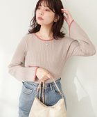 【ナチュラルクチュール/natural couture】のフレア袖配色リブニット 人気、トレンドファッション・服の通販 founy(ファニー) ファッション Fashion レディースファッション WOMEN トップス・カットソー Tops/Tshirt ニット Knit Tops 2024年 2024 2024-2025秋冬・A/W Aw/Autumn/Winter/Fw/Fall/2024-2025 おすすめ Recommend インナー Inner サロペット Overalls シンプル Simple ジャケット Jacket スリーブ Sleeve トレンド Trend フィット Fit フレア Flare ボーダー Border リブニット Rib Knit 今季 This Season thumbnail モカ|ID: prp329100004188009 ipo3291000000029087467