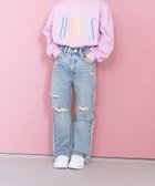 【ローリーズファーム/LOWRYS FARM / KIDS】のCONEストレートパンツ 人気、トレンドファッション・服の通販 founy(ファニー) ファッション Fashion キッズファッション KIDS ボトムス Bottoms/Kids クラッシュ Crash グラデーション Gradation ストレート Straight トレンド Trend ルーズ Loose 定番 Standard thumbnail クラッシュ82|ID: prp329100004189079 ipo3291000000029510115