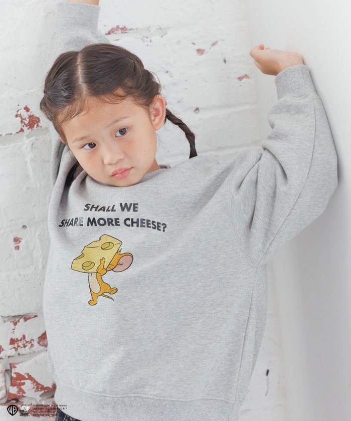 【ローリーズファーム/LOWRYS FARM / KIDS】のTOM and JERRY SWEATSHIRT インテリア・キッズ・メンズ・レディースファッション・服の通販 founy(ファニー) https://founy.com/ ファッション Fashion キッズファッション KIDS トップス・カットソー Tops/Tees/Kids S/S・春夏 Ss・Spring/Summer シンプル Simple フォルム Form 夏 Summer 春 Spring |ID: prp329100004189114 ipo3291000000029510118